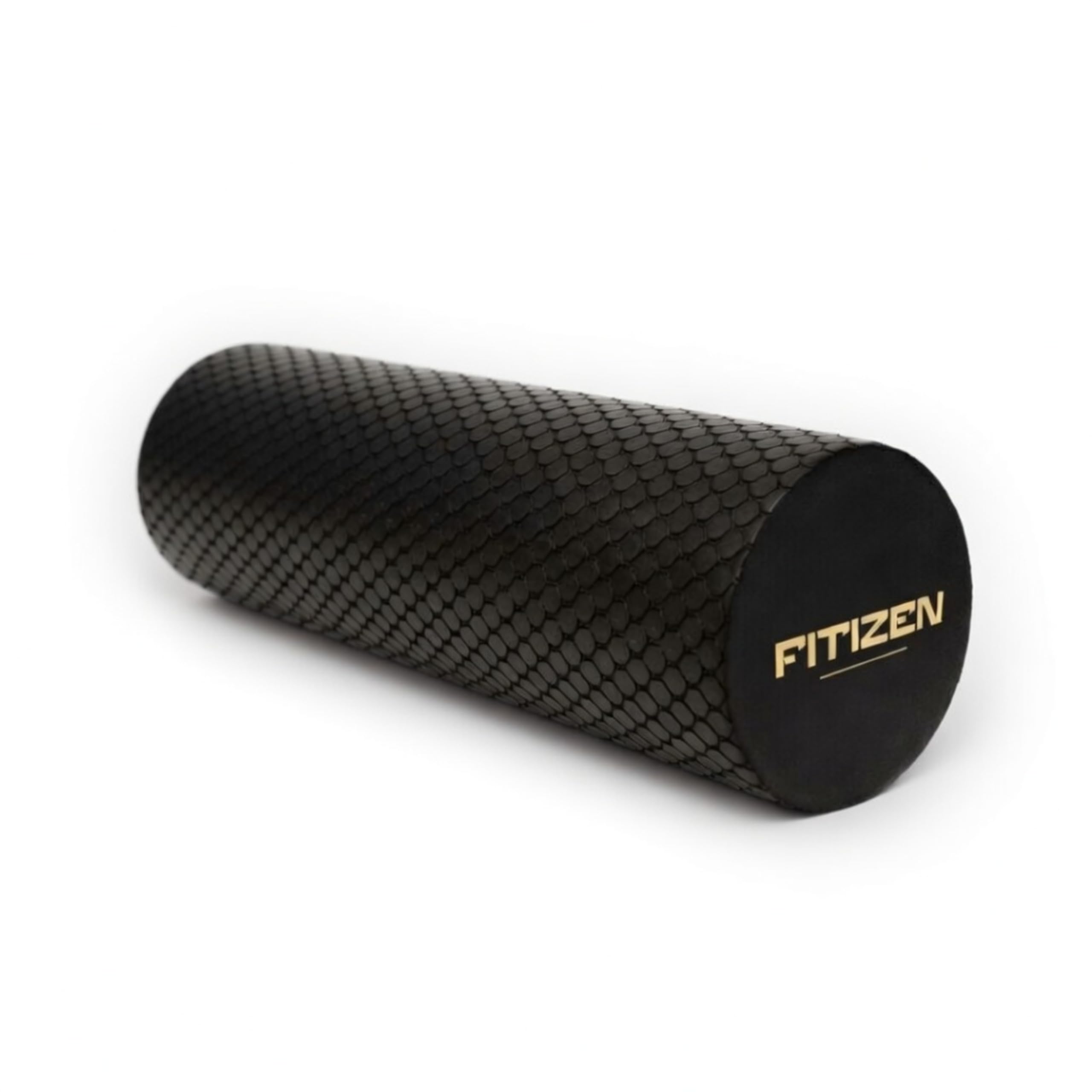 Foam Roller for Muscle Massage, Stiff Back Pain Relief, Physical Therapy, Deep Tissue, Exercise Equipment for Home Gym, Stress, Yoga, Pilates for the Fit Citizen (Black, Mini 12 x 4 Inches)
