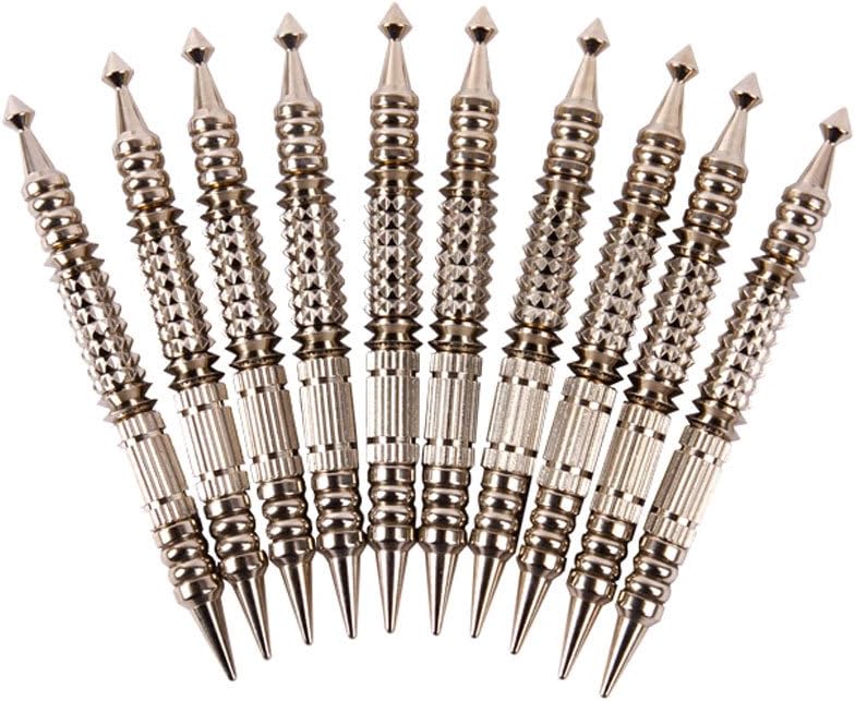 x 10 pcs) Acupressure Sujok Stainless Steel Ear and Body Press Massage Point Probe Acupuncture