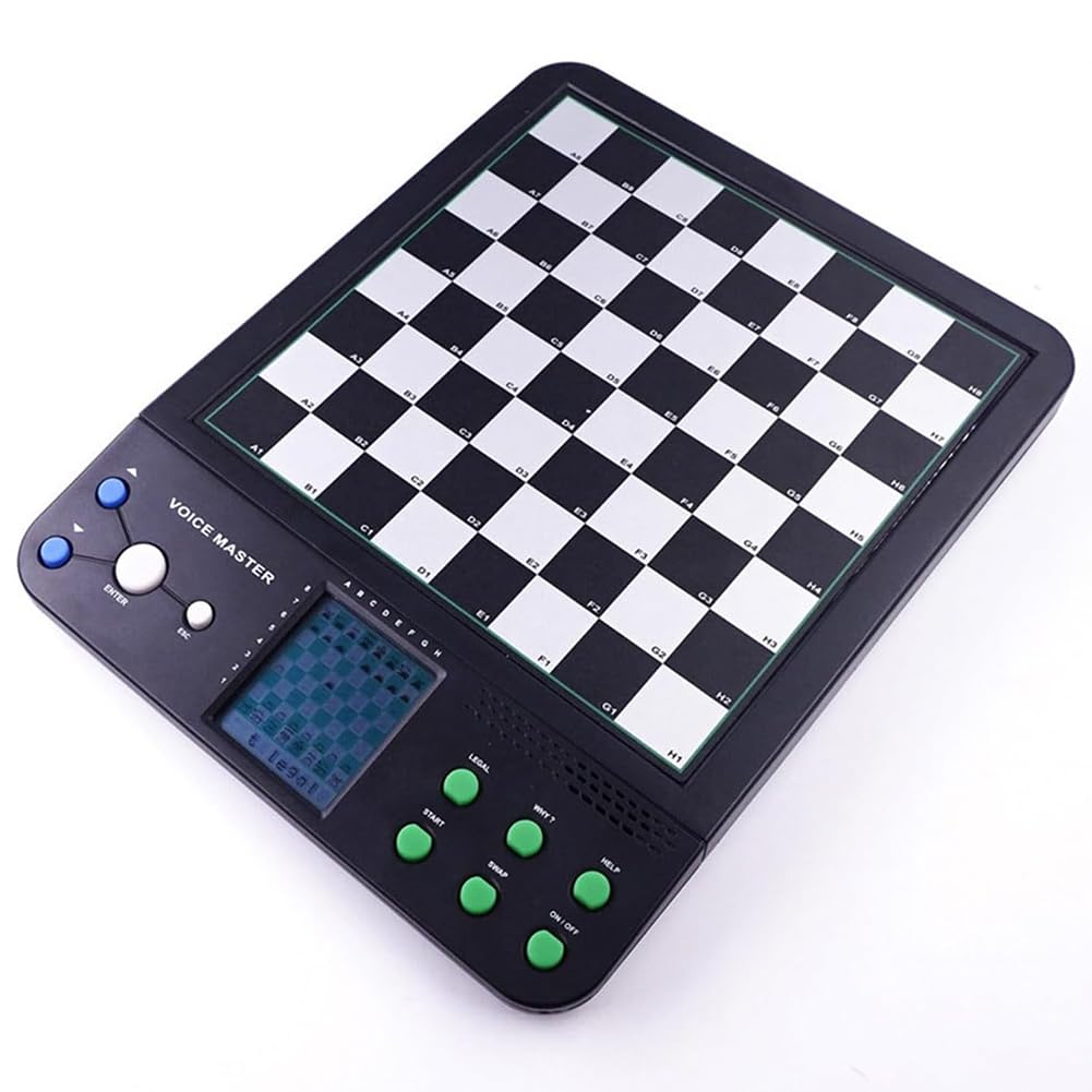 Electronic Chess Set for Kids and Adults, Voice-Activated Teaching Computer Game, Ideal for Learning and Fun