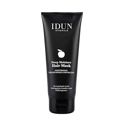 IDUN Minerals - Mascarilla capilar de humedad profunda - Fortalece y restaura, nutre el cabello con aceite de karité - Libre de crueldad, cuidado