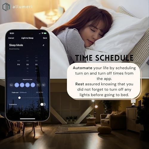 Miniatura 6 de MR16 - Bombilla LED inteligente, equivalente a 50 vatios, 5 W, base GU5.3, regulable, LED que cambia de color con aplicación y control de voz (3)