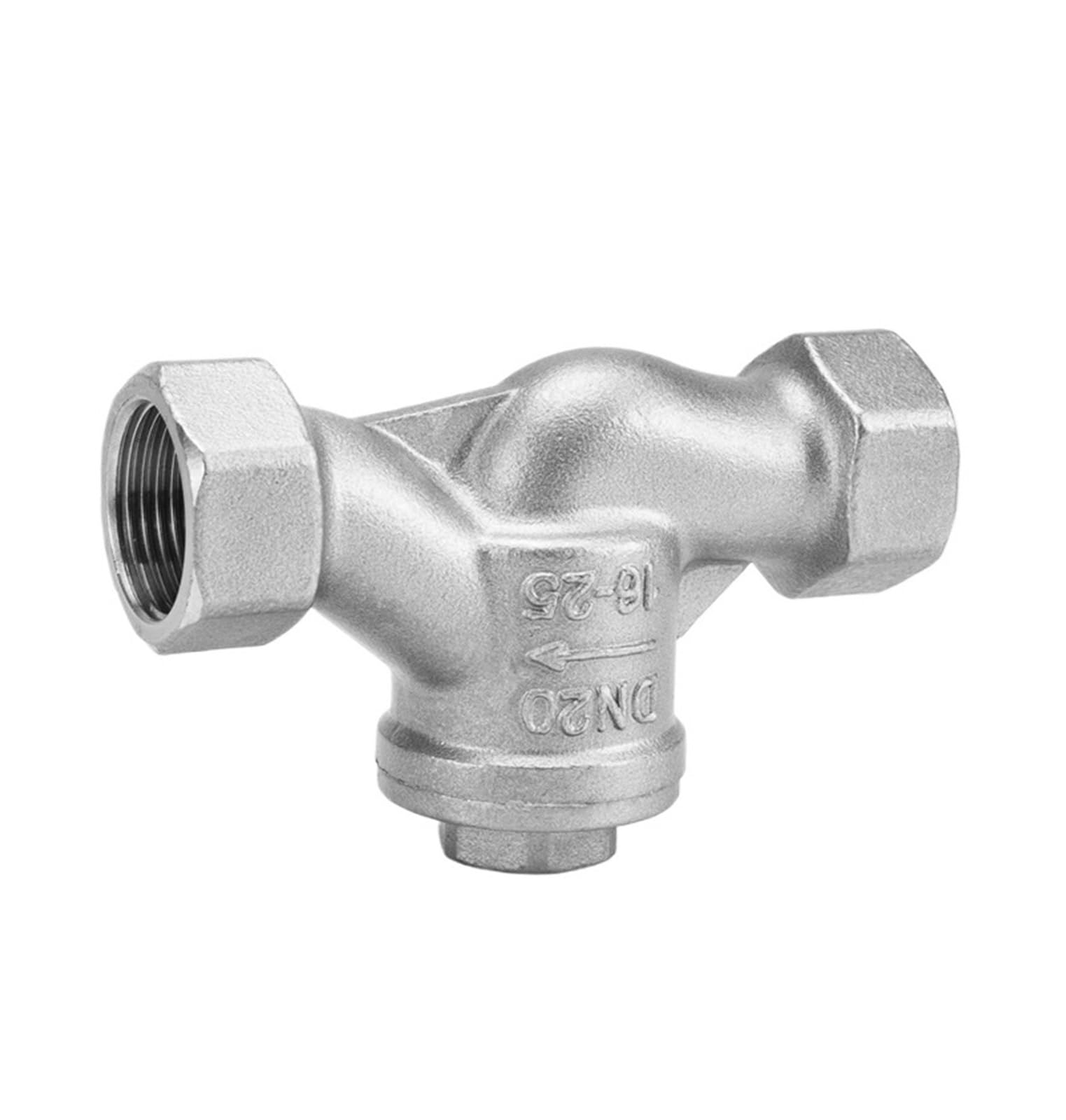 Válvula de retención de acero inoxidable 304 H11W-16P bomba de agua roscada tipo S Horizontal de elevación 1 ud.(1/2inch)