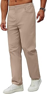 Sponsored You’re seeing this ad based on the product’s relevance to your search query.Learn more about this advertisement COOFANDY Men's Chino Trousers, Regular Fit, Casual Trousers, Cotton Men's Trousers, Long Work Trousers, Stretch Fabric Trousers, Elastic Waist with Pockets, S-3XL