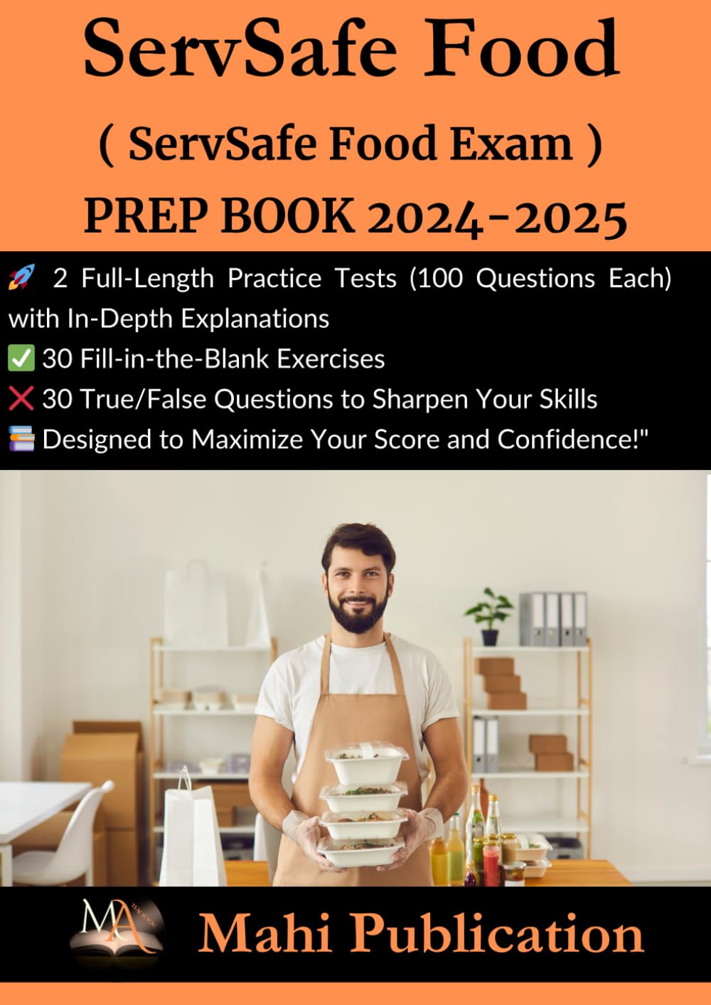 ServSafe Food Exam PREP BOOK 2024-2025 .: 2 Full-Le | Adobooks