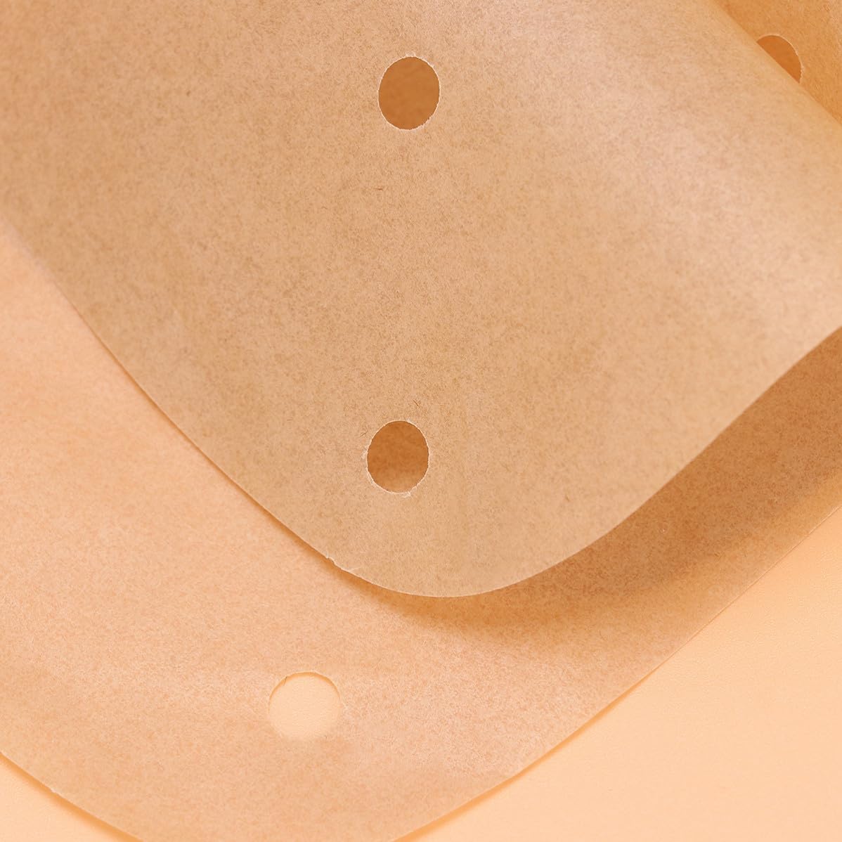 100pcs Air Fryer Paper 100 Sheets Brown Paper Heat Resistant Mat