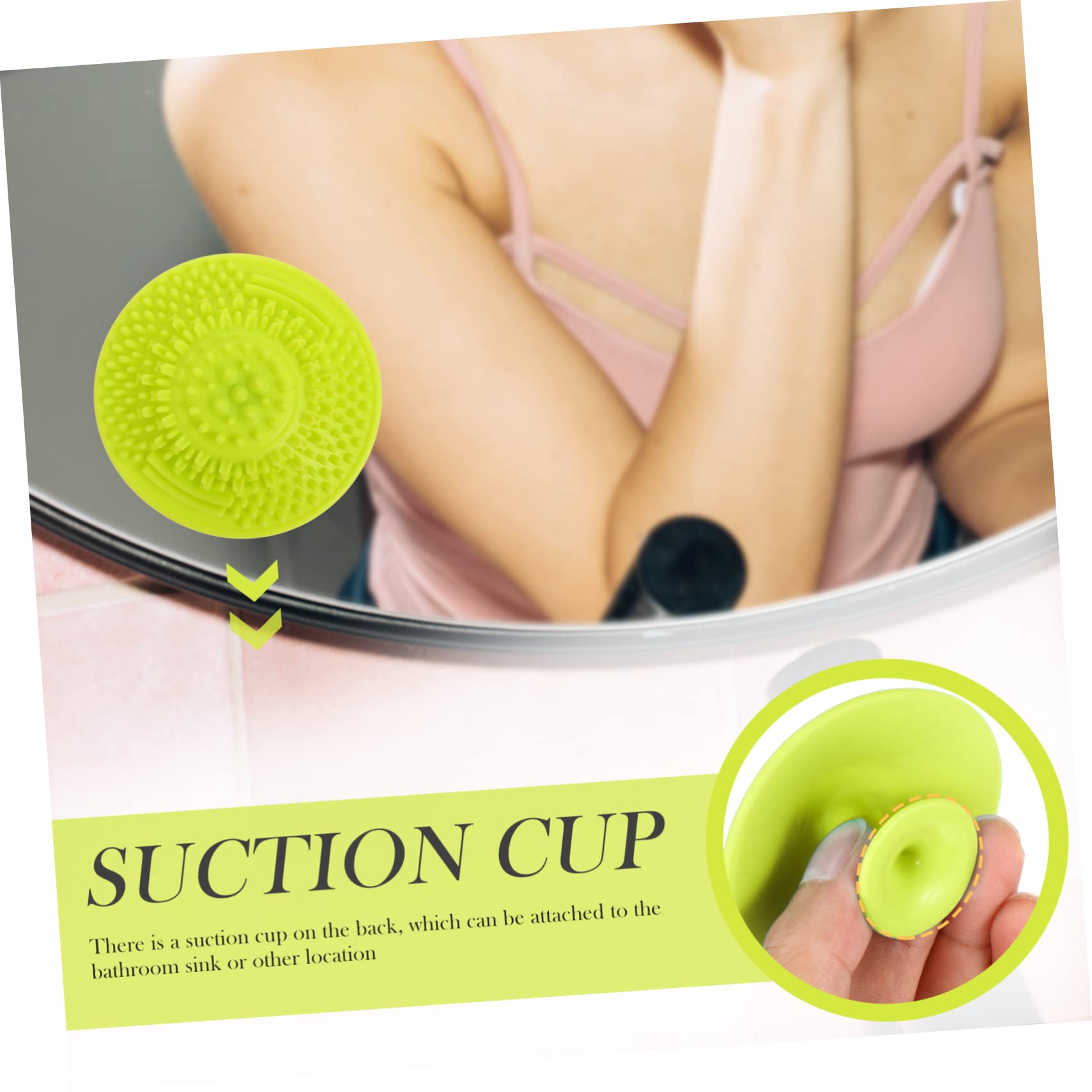 MAGICLULU 15 Pz tazza per pennelli da trucco per la pulizia dei pennelli cosmetici pastiglie per la pulizia dei pennelli da trucco pulisci pennelli cleaning brush scrubber spazzola
