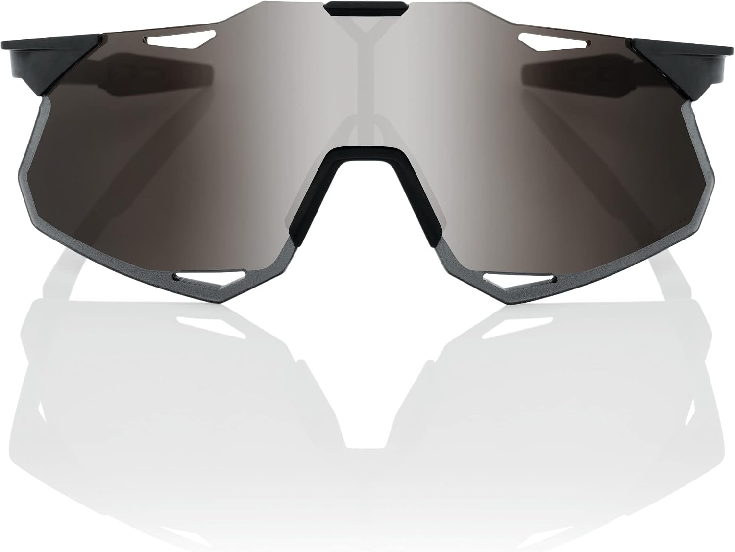 100% Hypercraft Sunglasses - Sport Performance Frameless Glasses - Ultralight Cycling Sports Eyewear