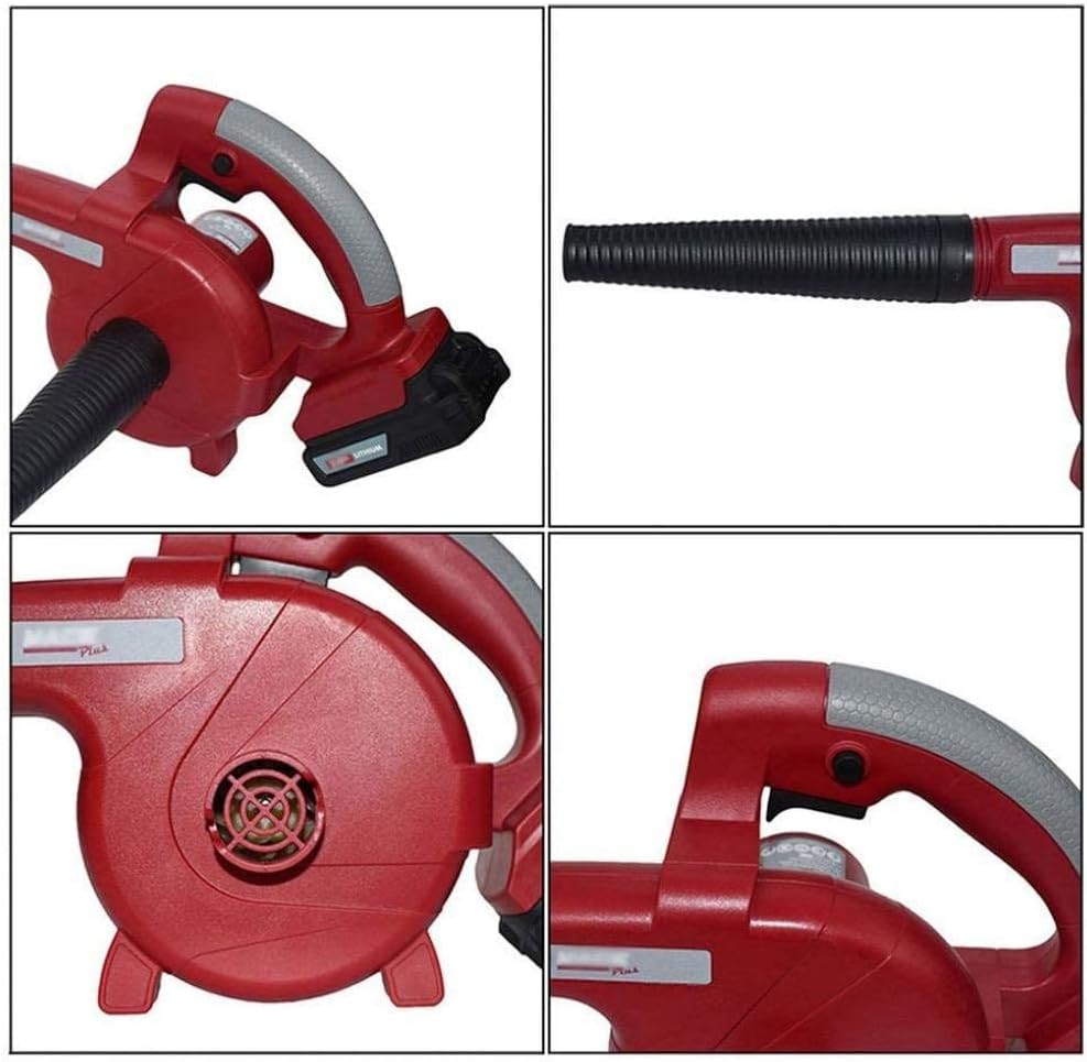 2-in-1 Garden Blower and Vacuum Shredder Lightweight Electric Leaf Blower Stepless Speed Change Single Battery-2.0ah (Single Battery)