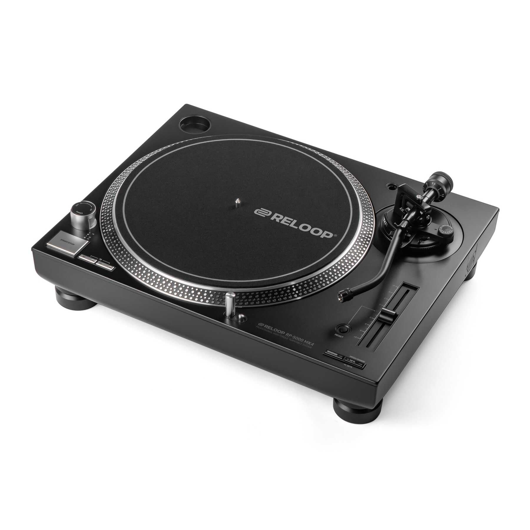 Reloop RP-5000 MK4 - Tocadiscos High-Torque Next Evolution de accionamiento Directo, diseñado para Uso Profesional y de Alta Durabilidad