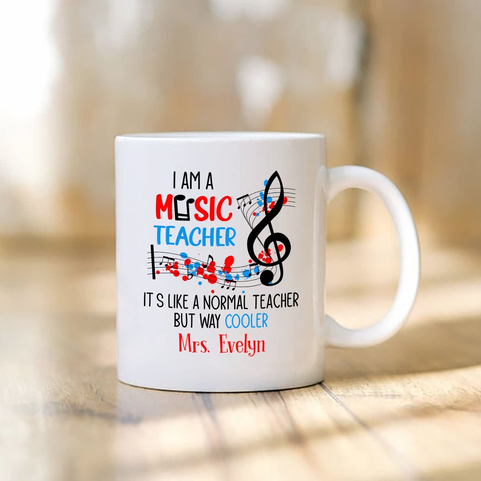 Amazon.com: I Am A Music Teacher Mug, Music Teacher Gift