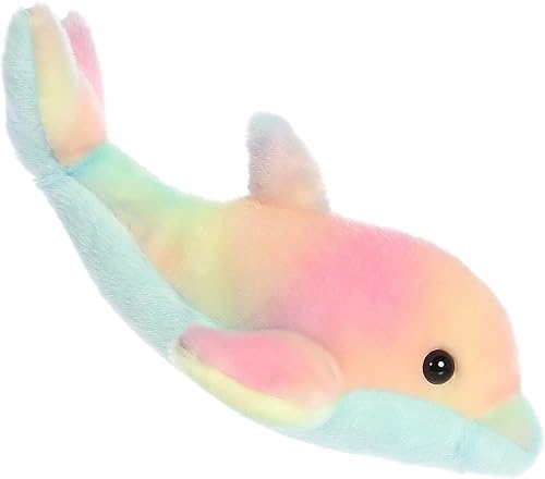 Miniatura 3 de Aurora Adorable Mini Flopsie Delfín de peluche  Facilidad lúdica  Compañeros atemporales  Arco iris 8 pulgadas