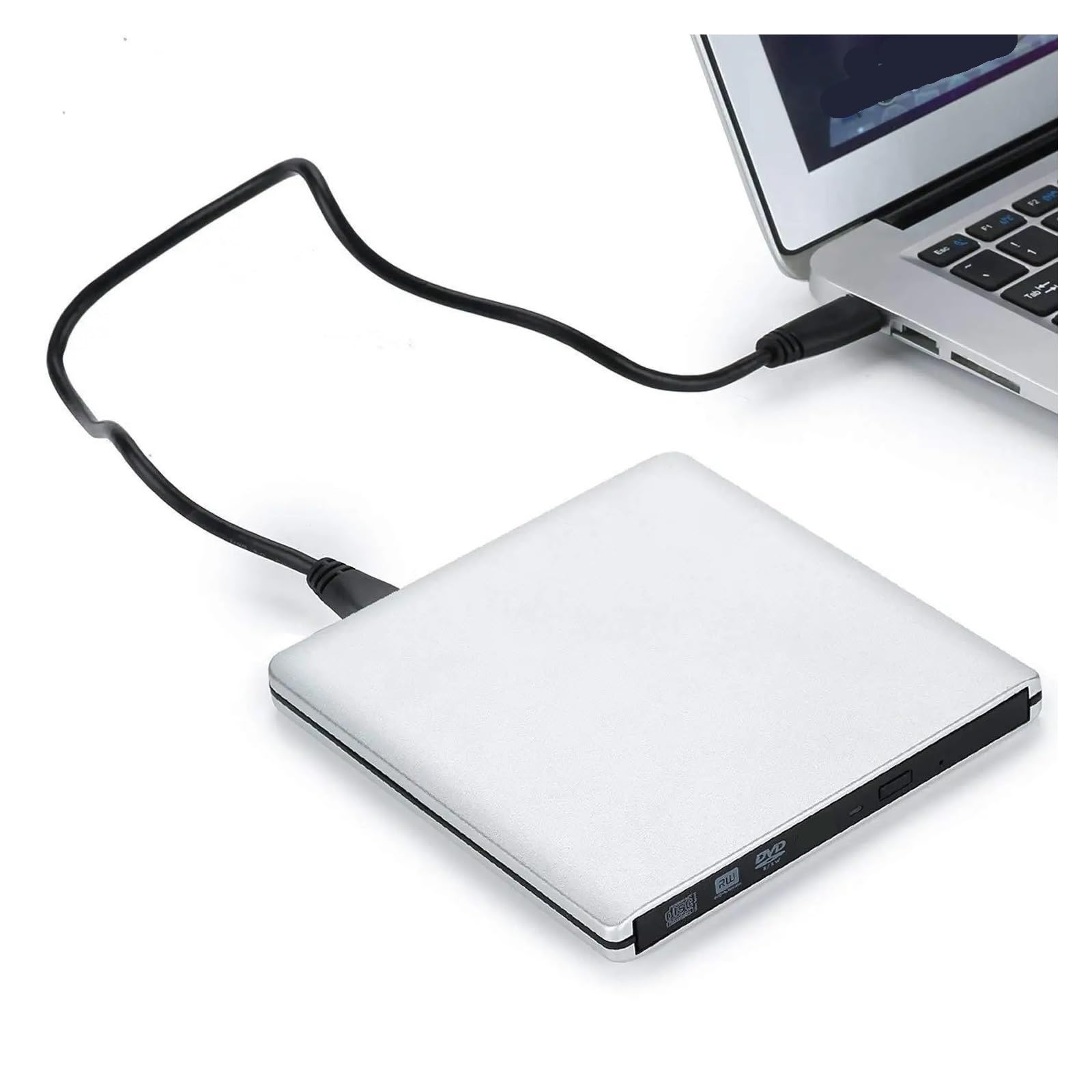 Unità Blu-Ray Esterna 4K Ultra Sottile - Masterizzatore 3D USB 3.0 Lettore Di Masterizzazione CD/DVD Archiviazione e backup dei dati