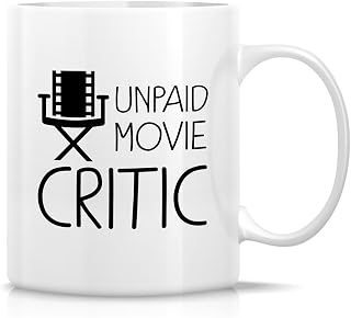 Funny Movie Critic Mug - 11 Oz Ceramic Coffee or Tea Cup - Humorous Gift for Movie Lover, Movie Fan, Film Critic, Film Student, Film Nerd and Cinema Enthusiasts - Birthdays and Holidays Gift