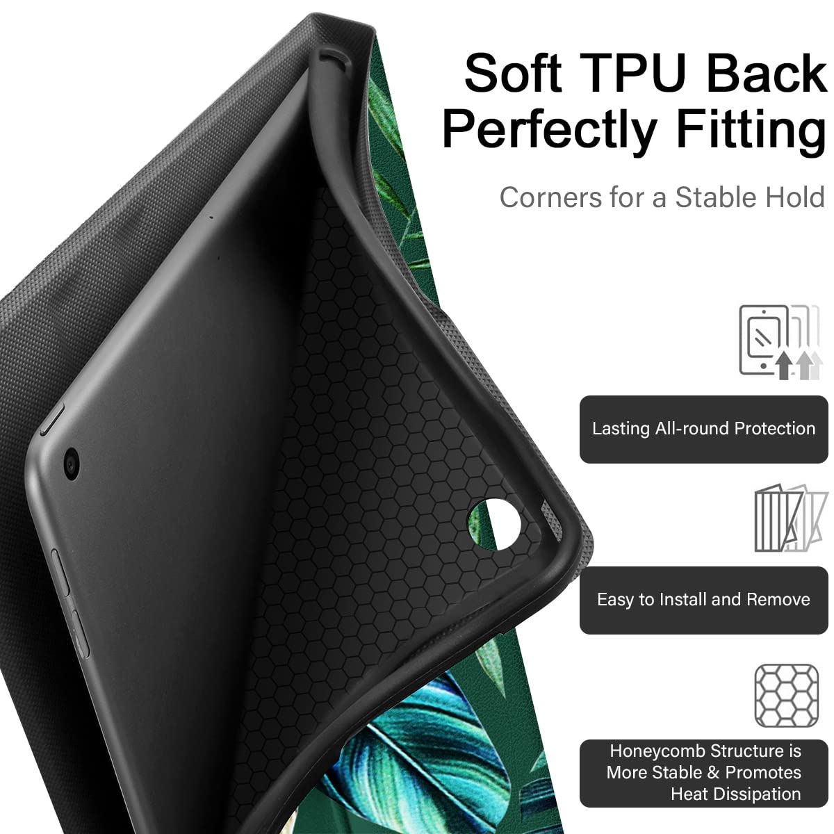 FYY Custodia per iPad Air 2, Ultra Sottile Smart Case Cover con la Funzione