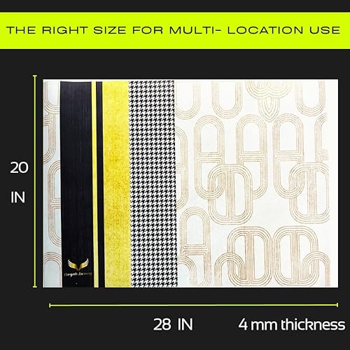 Miniatura 7 de Vorgato Luxury -Alfombras de baño finas para debajo de la puerta - Alfombra de ducha antideslizante - Alfombra de baño de secado rápido - Tapetes de