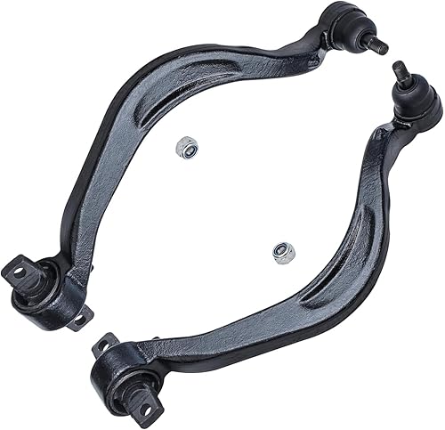 Miniatura 112 de Detroit Axle - Brazos de control delanteros para Nissan Pathfinder Frontier Xterra, 2 brazos de control superiores con rótulas, conjunto de par