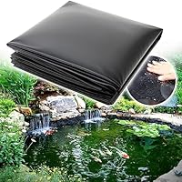 Adoture 3 x 2m Teichfolie, Flexibel Teichfolien Scheibe Wasserdicht und leckdest, Sonnenschutz HDPE Folie für Garten Fischteich Landschaft Schönheit