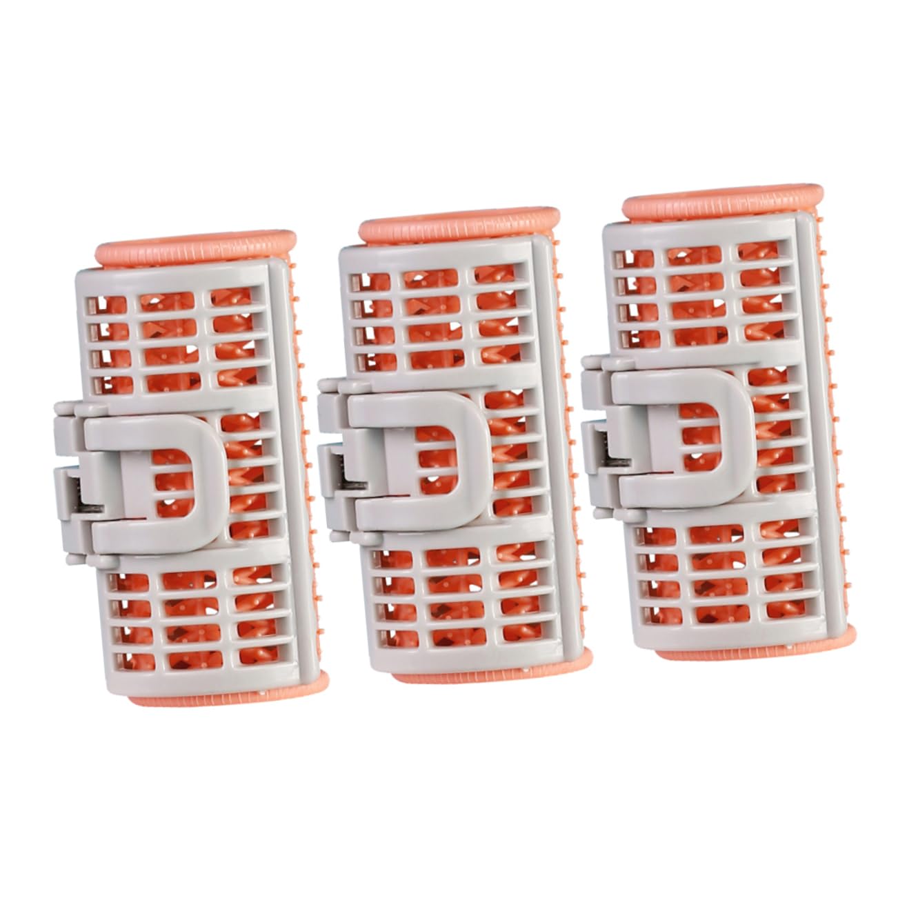 OSOLADY 3Pcs Self Grip Hair Rollers Hairdressing Curlers for Bangs Roots Tails Easy to Use Hair Shaping Clips for Effortless Styling and Fashionable Air Bangs