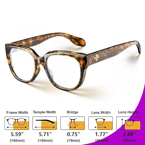 Miniatura 6 de VISOONE Lentes redondos retro con bloqueo de luz azul con antirreflejos para computadora para juegos de mujeres y hombres BLAZE