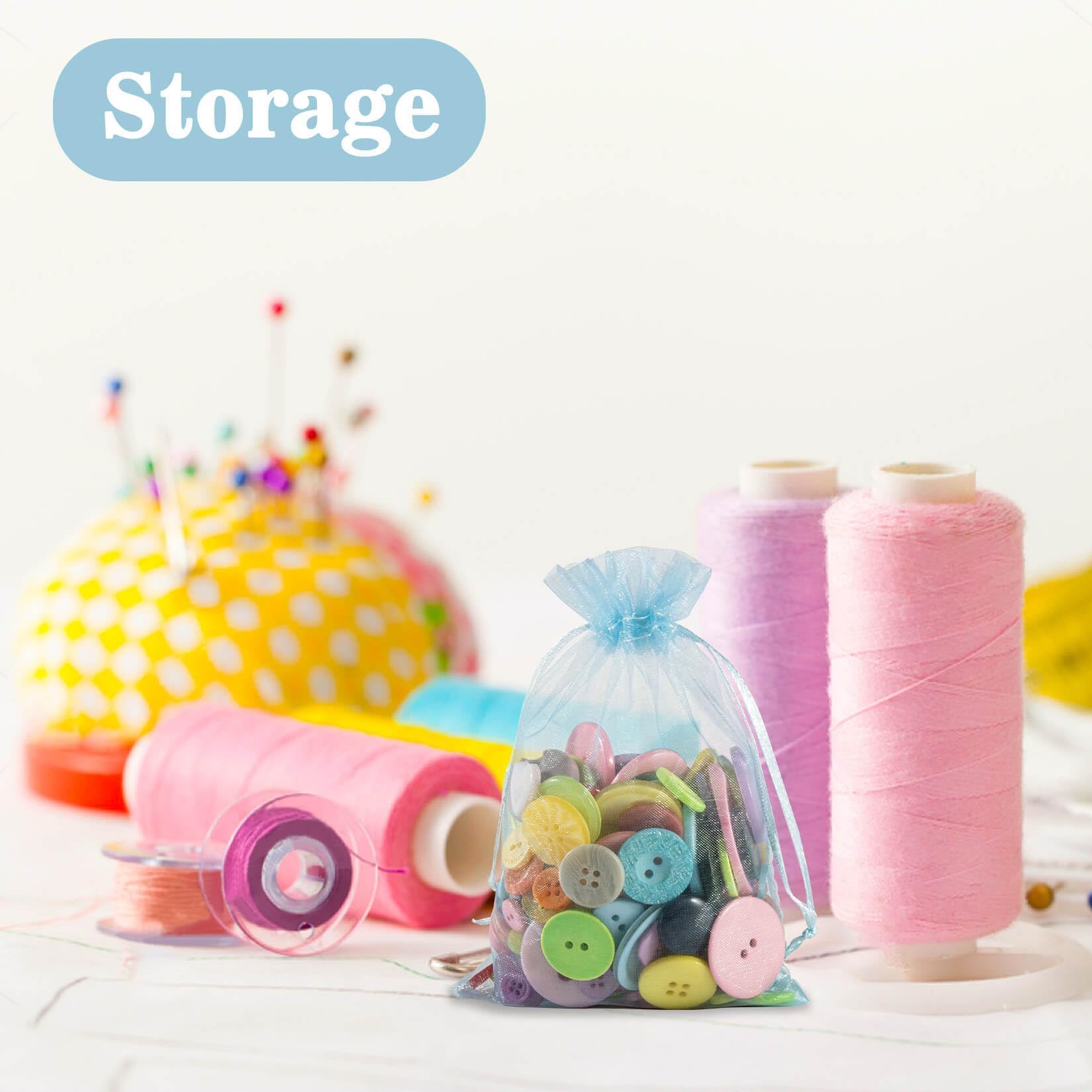 Sukh 120PCS Organza Bags 4''x6'' - Muticolor Small Sachet Jewelry Gift Favor Bags Drawstring Mesh Bags Gifts Valentines Wedding Eid Mubarak Halloween Eve Christmas New Year Party Candy Fruit Wrap Bulk