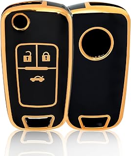 OFFCURVE TPU Car Key Case Cover 2/3 Buttons for Chevrolet Aveo Spark Cruze Prism Opel Vauxhall Adam Cascada Mokka Astra Corsa Insignia Zafira Buick Regal Lacrosse