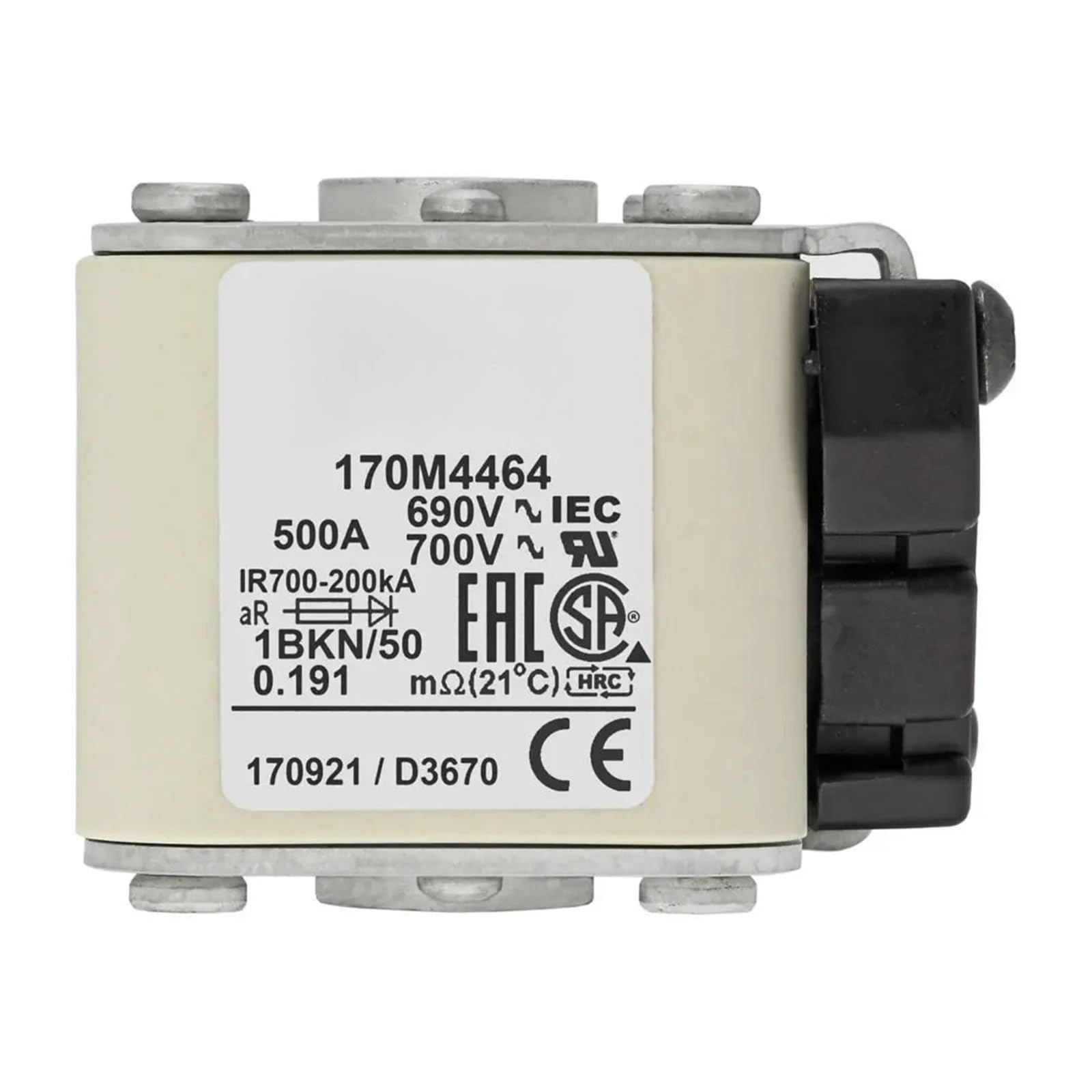 Fusible de puissance 170M4559 protection court-circuit armoire électrique 170M4565 170M4566