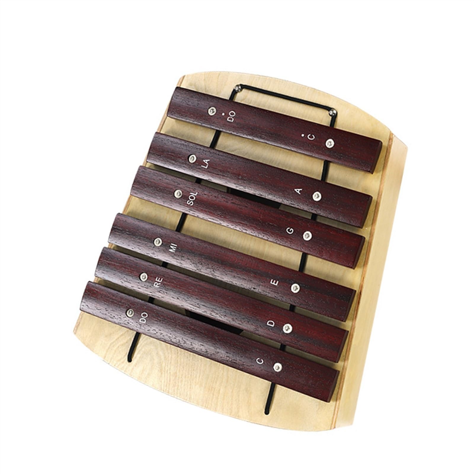 Glockenspiel Strumento a percussione Glockenspiel con corpo in pino squisito a 6 note. Aspetto in tinta unita
