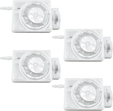 4Pcs Printer Ink Damper Filter Part Fit for DTF Printer R1390 1400 1410 1430 1500W L1800 DX5 DX8 L800 L805 XP600 5113 Inkjet Printers Ink Damper Dumper Replacement