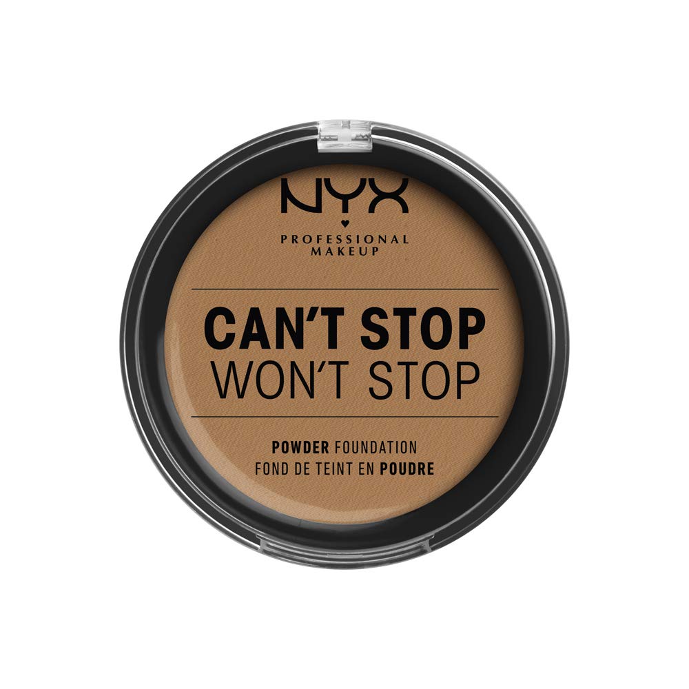 NYX PROFESSIONAL MAKEUP Can'T Stop Won'T Stop Powder Foundation, NEUtral Tan 12.7