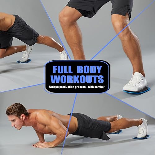 Miniatura 9 de Discos deslizantes deslizantes de núcleo de uso suave en el equipo de deslizadores de ejercicio de piso de alfombra. Planeadores compactos para