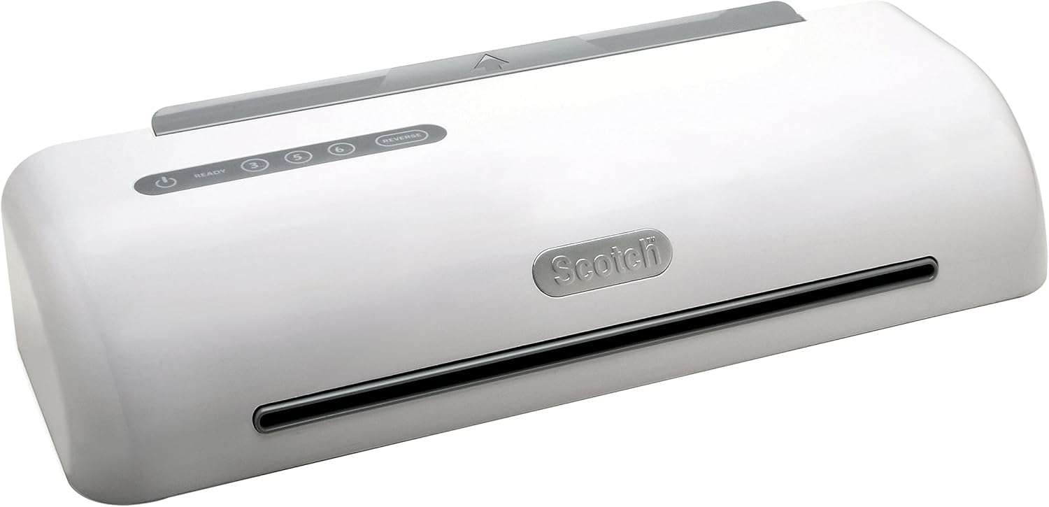 Scotch Brand PRO Thermal Laminator, 12.3-Inch, 1-Minute Warm-up, Fast Lamination, Never Jam Technology, 4-Roller Machine (TL1306)