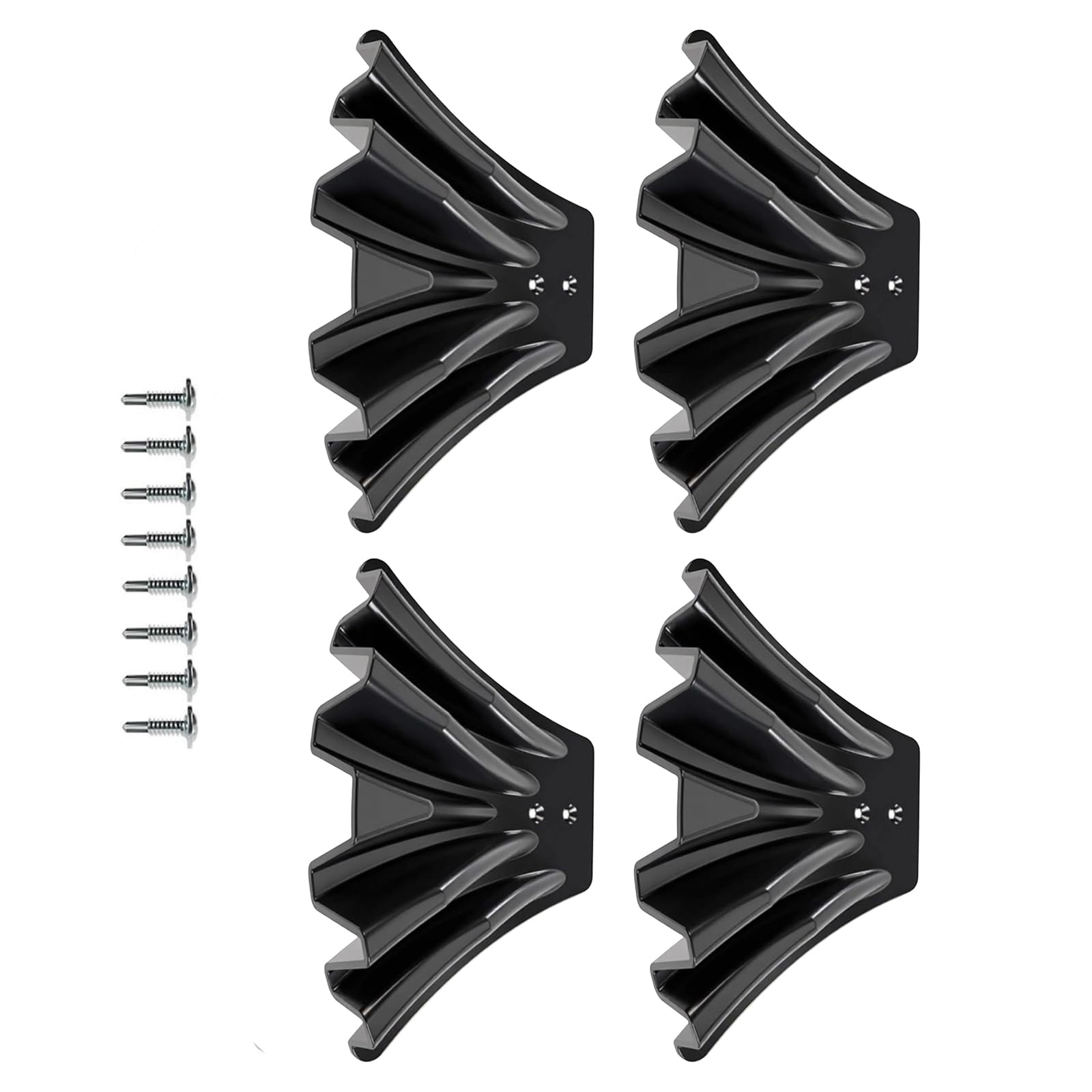 of 4 ABS Downspout Diverters Permanent Rain Management Protects Grass from Damage Tight Direct Current Assemble for Home Downspout Elongator