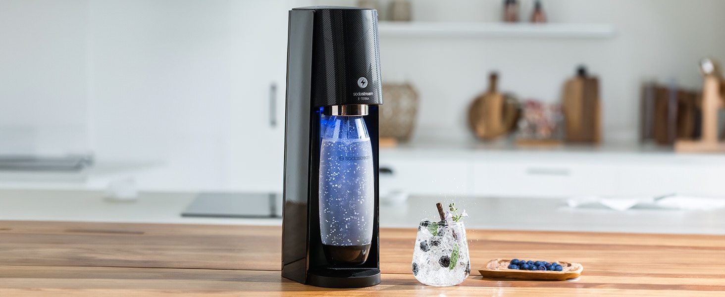 SodaStream Spirit One Touch Electric Sparkling Water Maker Machine