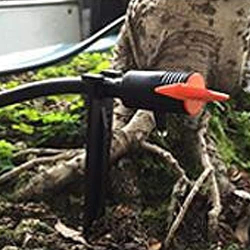 Miniatura 8 de 200 estacas de plástico para riego por goteo para manguera de tubo de 14 de pulgada, soporte de manguera de riego de 47 o 35 y emisoreskits de riego