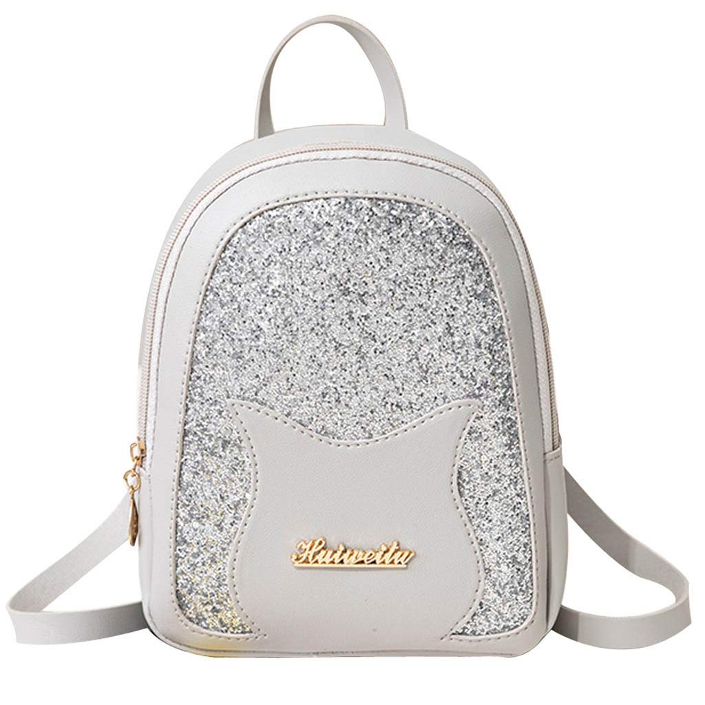 Women Backpack Crossbody Bag Sequins Fashion Messenger Bag