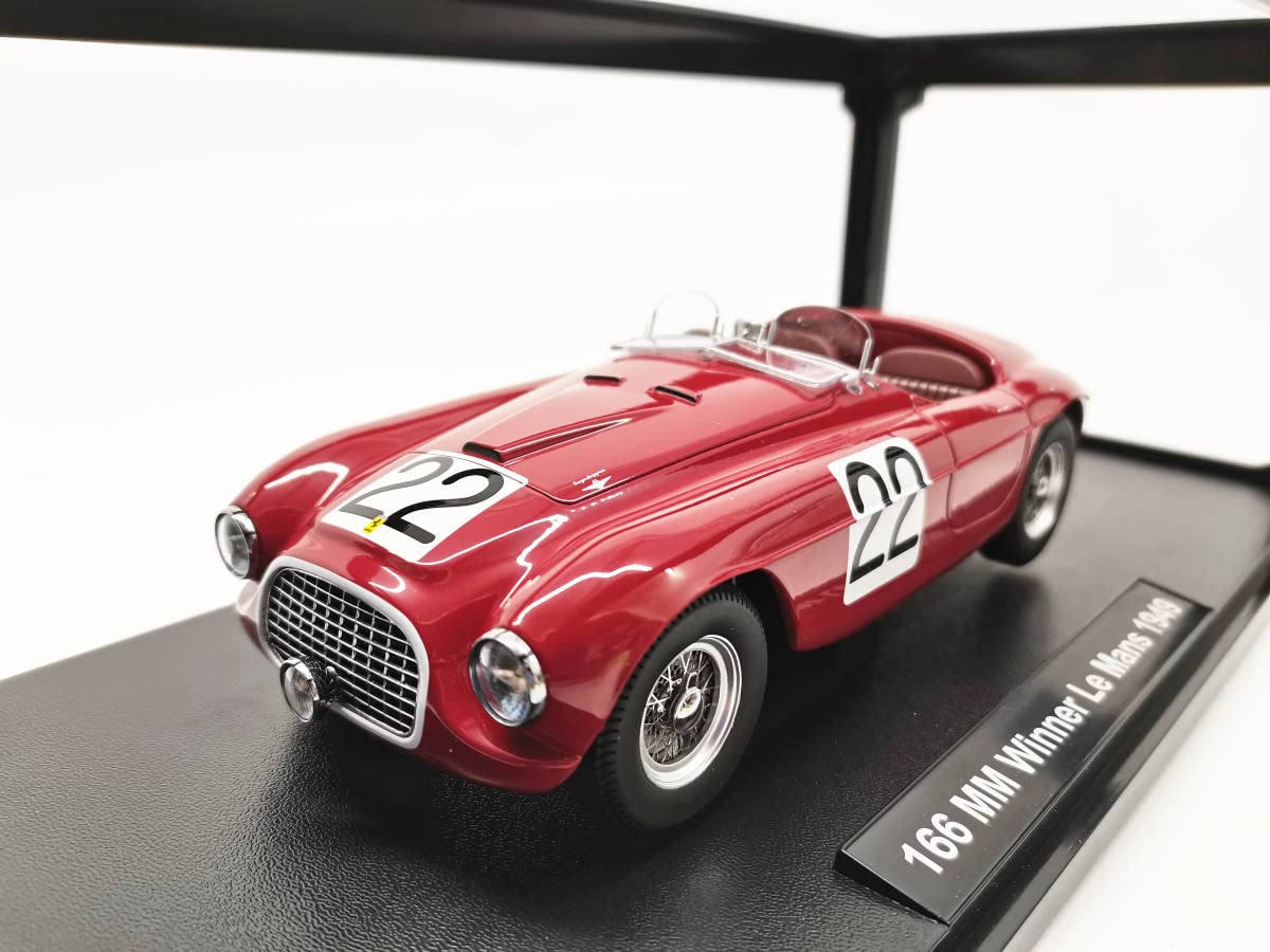 Amazon | KK 1/18 フェラーリ 166 MM Le Mans 1949#22 | ミニカー