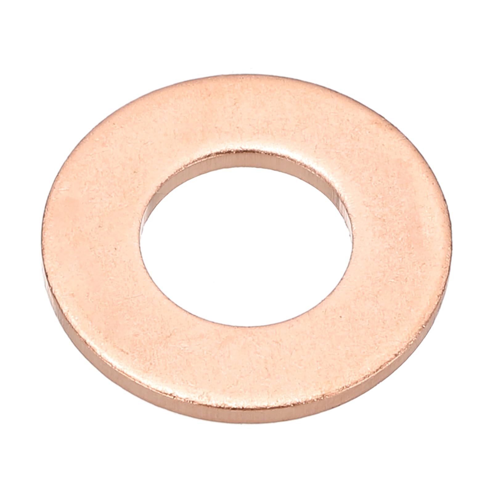 PATIKIL M10x20x1.5mm Flat Copper Washers, 12 PCS Copper Automotive Drain Plug Gaskets Flat Ring Oil Crush Washer Spacers for Faucets Garden Bolts Screws Hose, Purple