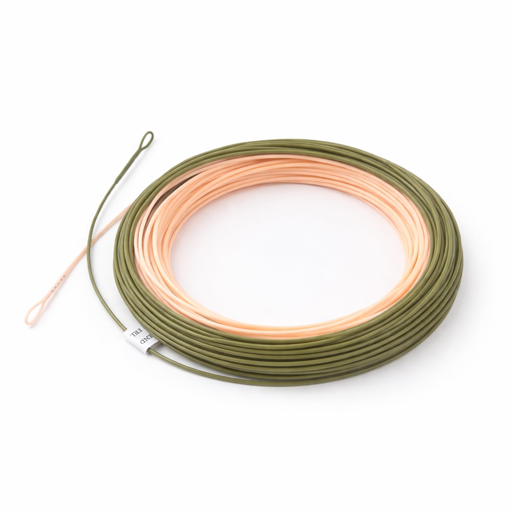 Aventik Elite 100 ft Floating Spey Fly Line  -  Dual-Color Peach Head & Camo Running Line for Smooth Shooting & Easy Roll Casting