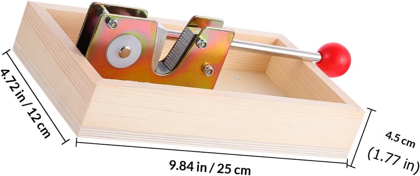 Toyvian Manual Nut Cracker Multi-function Walnut and Macadamia Opener Heavy Duty Sturdy Sheller Tool for Home Kitchen Nut Shelling