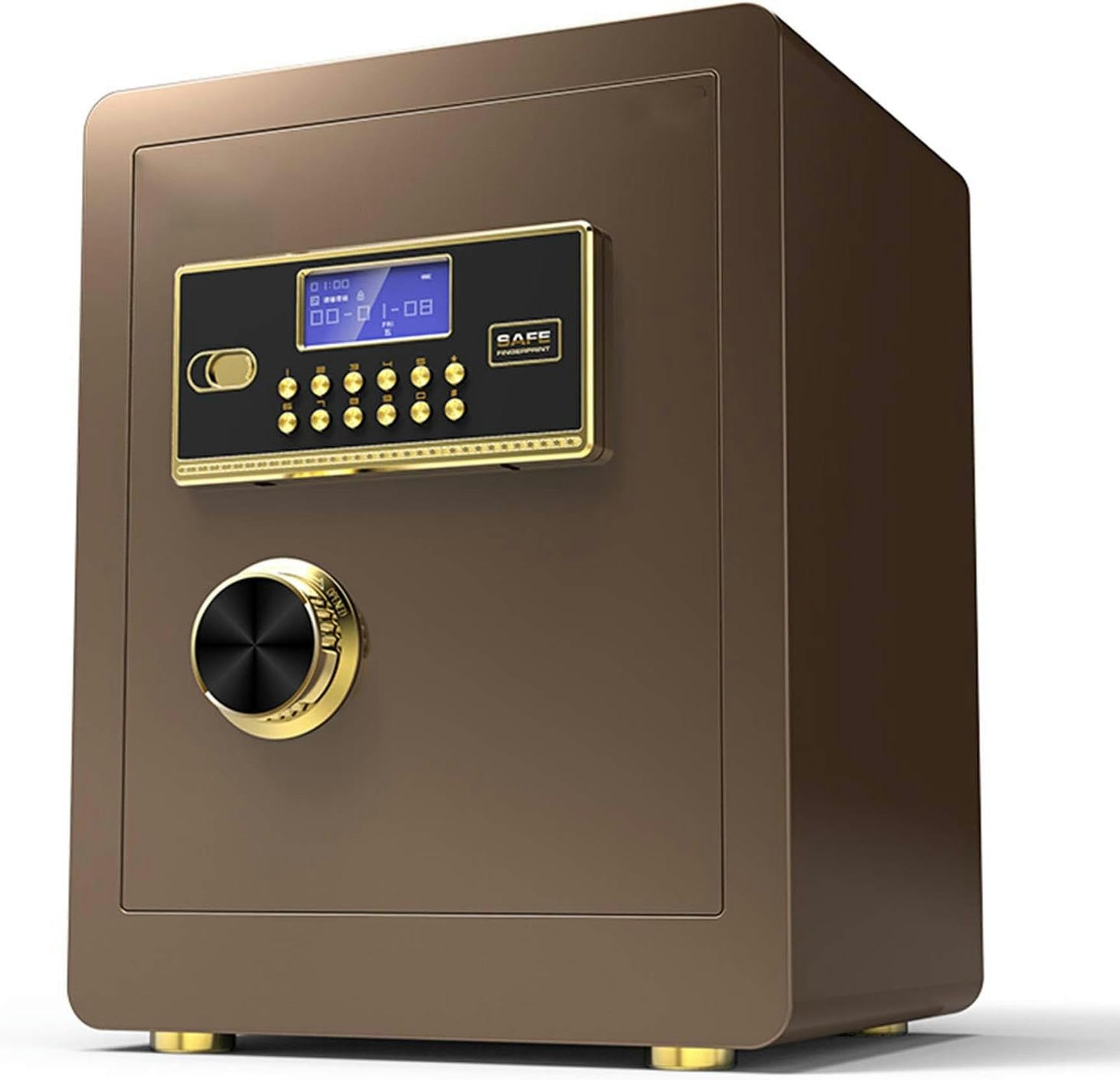 Security Safe Box Electronic Digital Security Safe Steel Construction Safes Wall or Cabinet Anchoring Design for Home Office