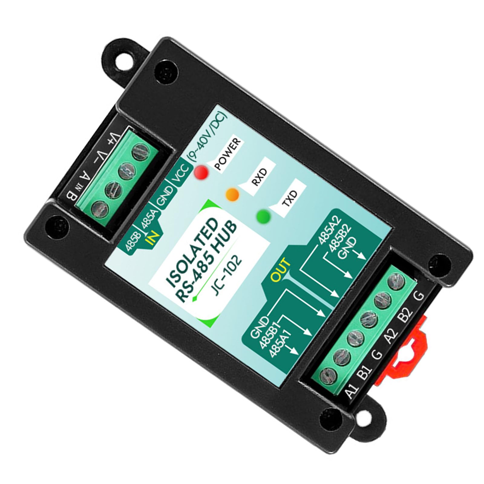 Processeur de conversion RTU de haute precision pour systemes RS485 industriels - 8