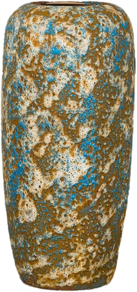 Vase Desktop Ceramic Vase Retro Nostalgic Dried Flower(W17 X H35cm)