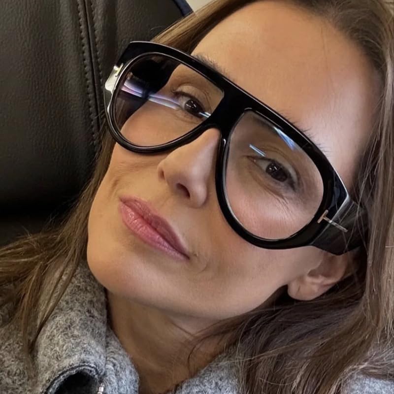 T-shaped large frame sunglasses pilot new toad fashion cross-border personality women's sunglasses4