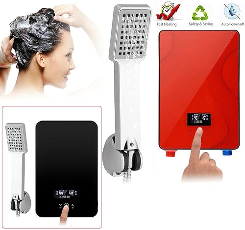 Miniatura 6 de Calentador de agua eléctrico sin tanque Máquina de calentamiento de agua instantáneo Calentador de agua sin tanque eléctrico para baño ducha 6500 W