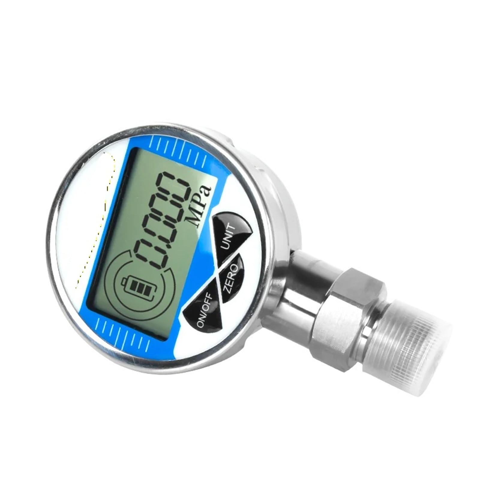 Gwint G1/4, 0-400 bar, pomiar ciśnienia, gaz, woda, powietrze, paliwo, tarcza 60 mm, 0-30 MPa, 0-40 MPa, 0-60 MPa, radialny wyświetlacz LCD, manometr, generator próżniowy
