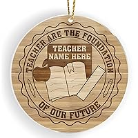 Vista 11 de CUBICER Adorno personalizado de mecánico de automóvil, adornos acrílicos blancos, decoración de árbol de pino de Navidad para adultos, hombres