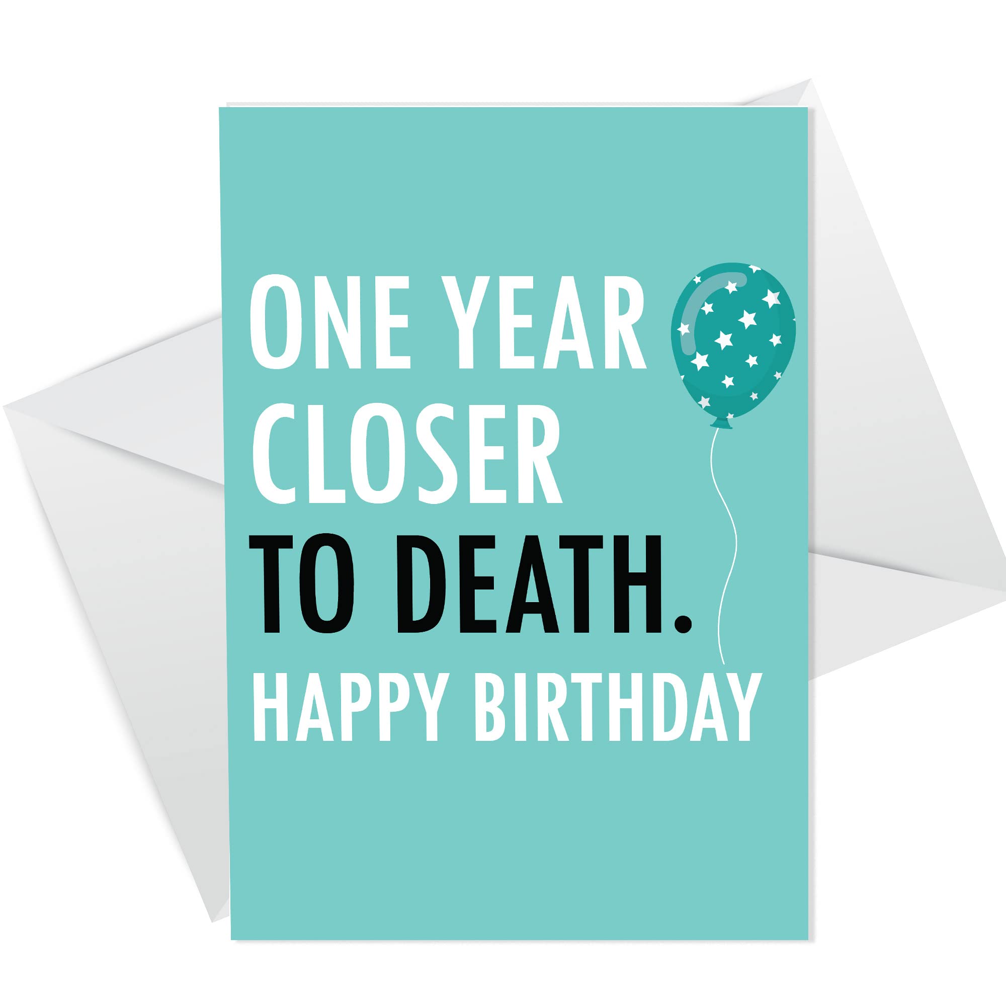 RED OCEAN Novelty Birthday Funny Card For Him Her 40th 50th 60th Birthday Card For Men Women