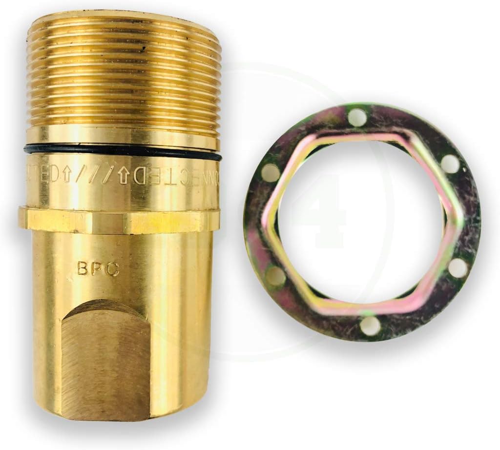 Buyers Products QDWC20 1-1/4 Inch Wing-Type Hydraulic Quick Coupler Male And Female Assembly, 75 GPM Flow Rate, 1 1/4 NPT, Truck & Trailer Hydraulic Accessories
