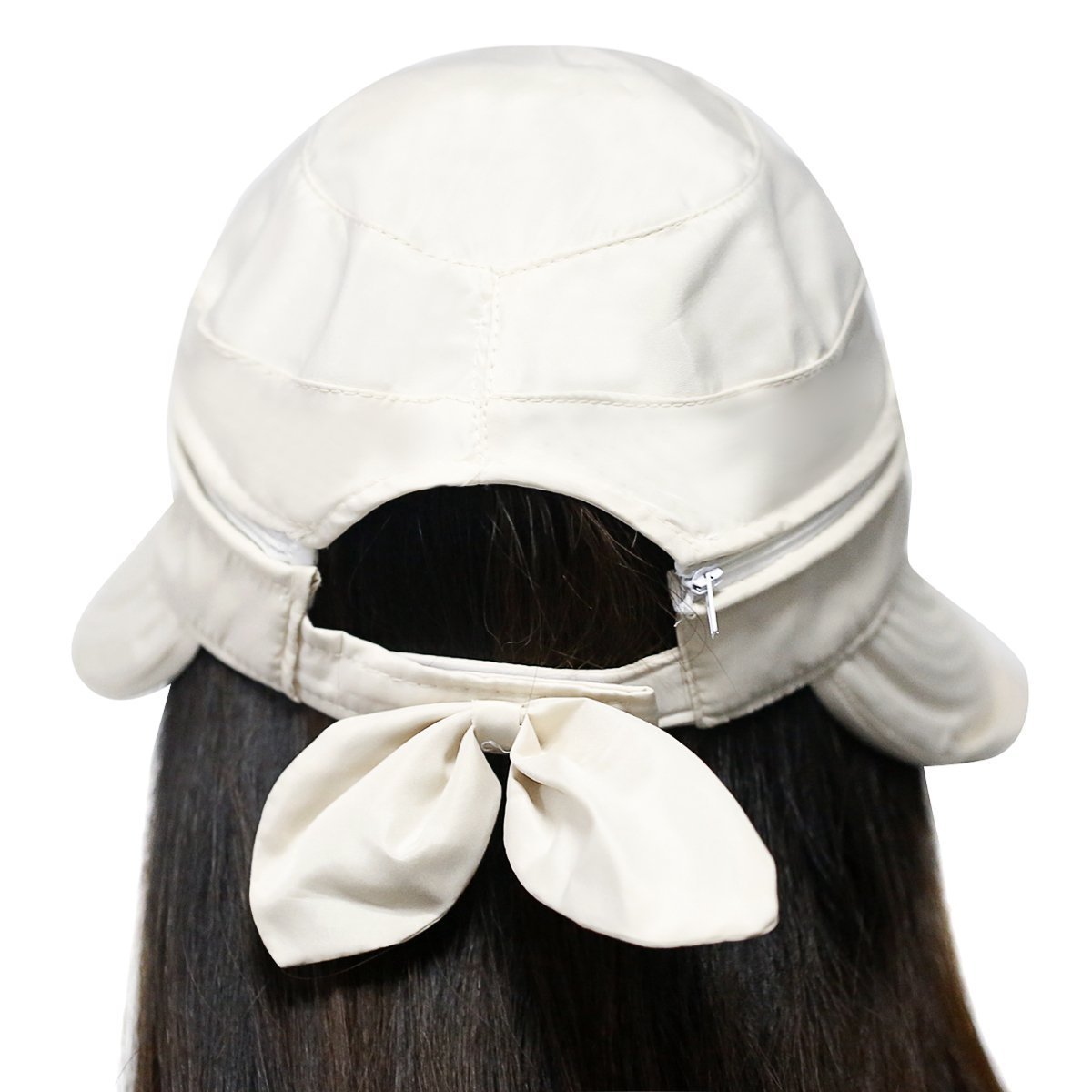 FSSTUD Chapeau De Soleil Anti UV Femme Pliable - Casquette Visière Baseball Tennis Blanc - Léger Et Respirant