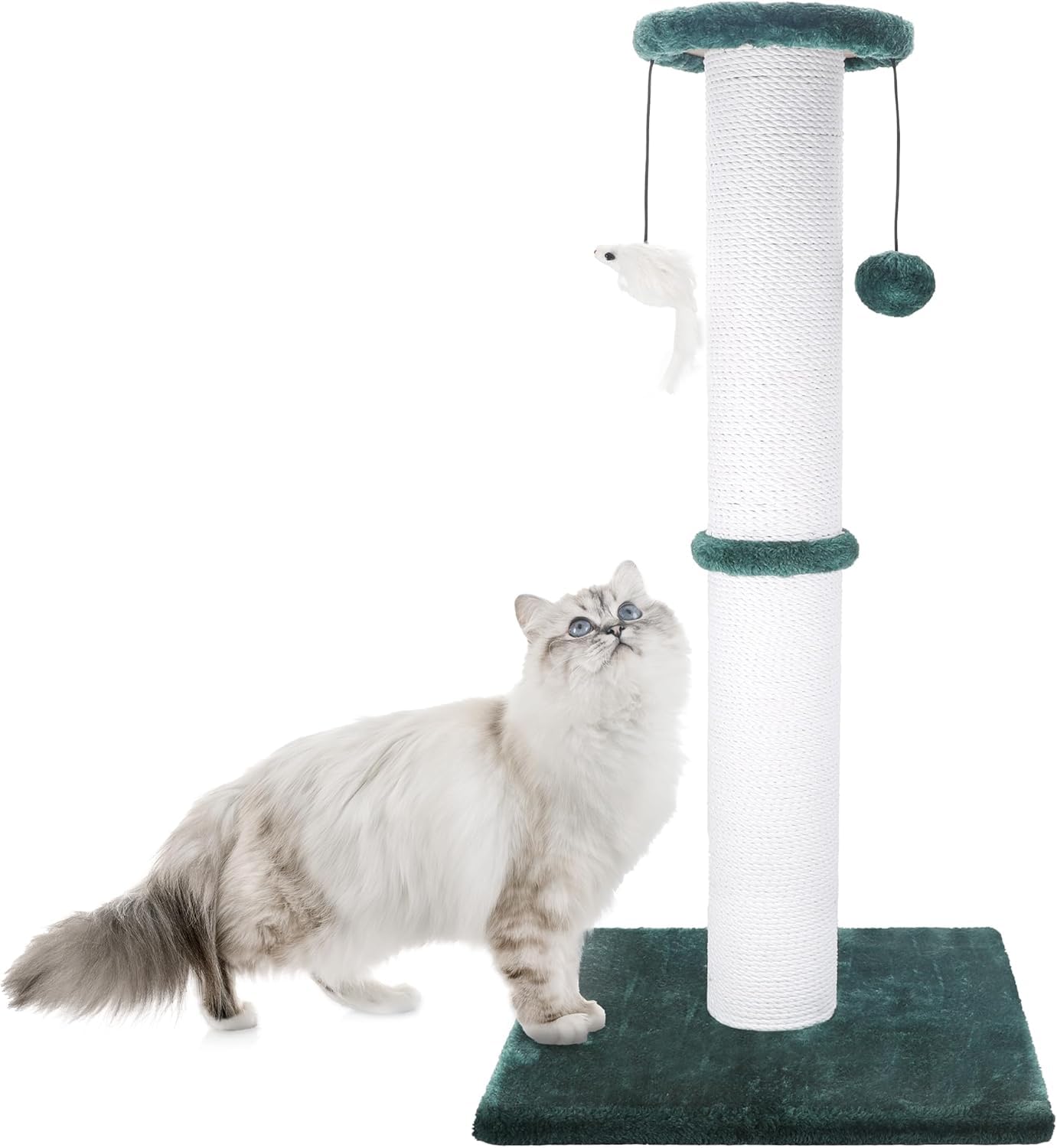 FJJRTWDG Practical Thickened Cat Scratch Posts, Artificial Pet Scratch Boards, Suitable for Indoor Pets Suitable for Indoor Pets(Green)